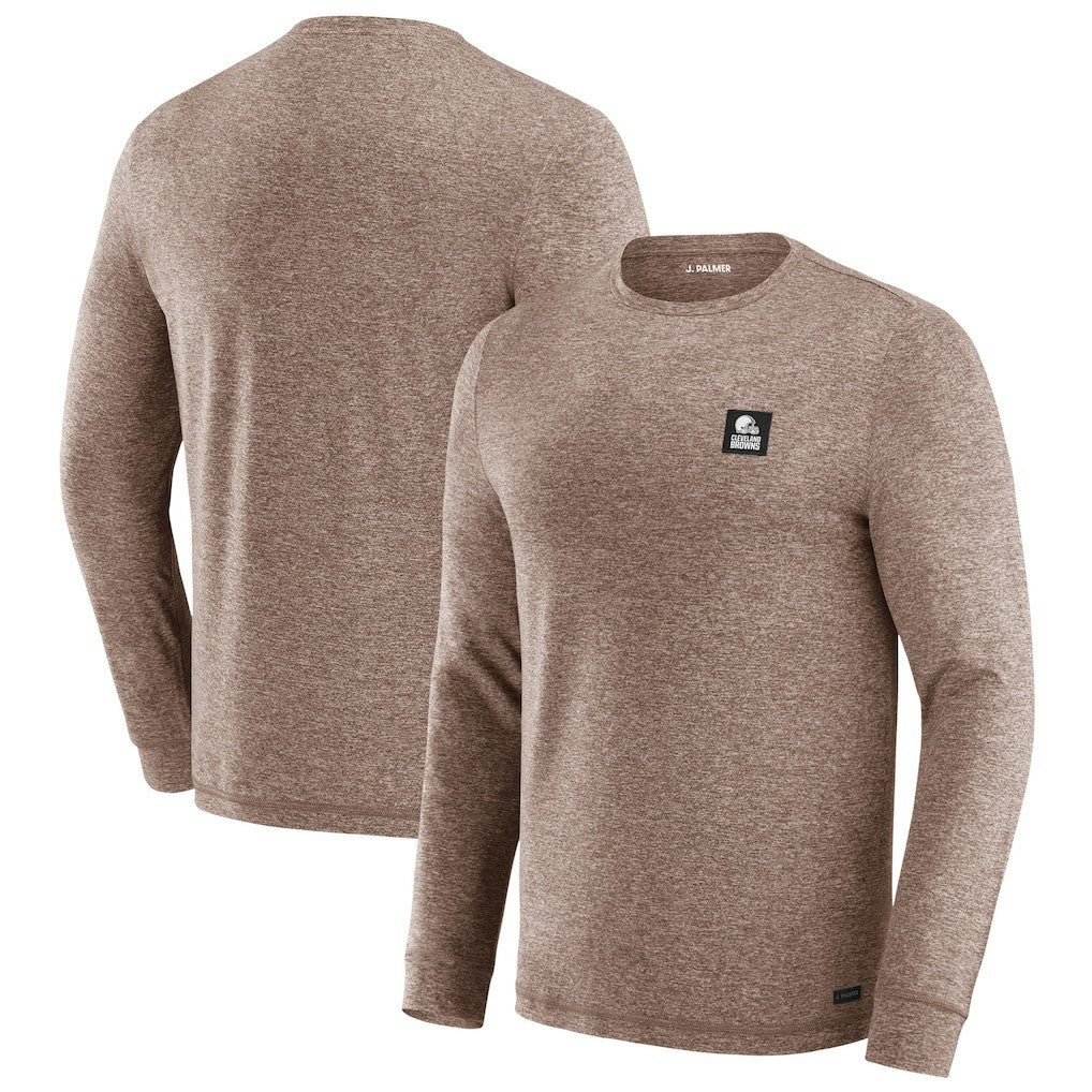 Cleveland Browns J. Palmer Four Down Long Sleeve T-Shirt - Brown - NFL