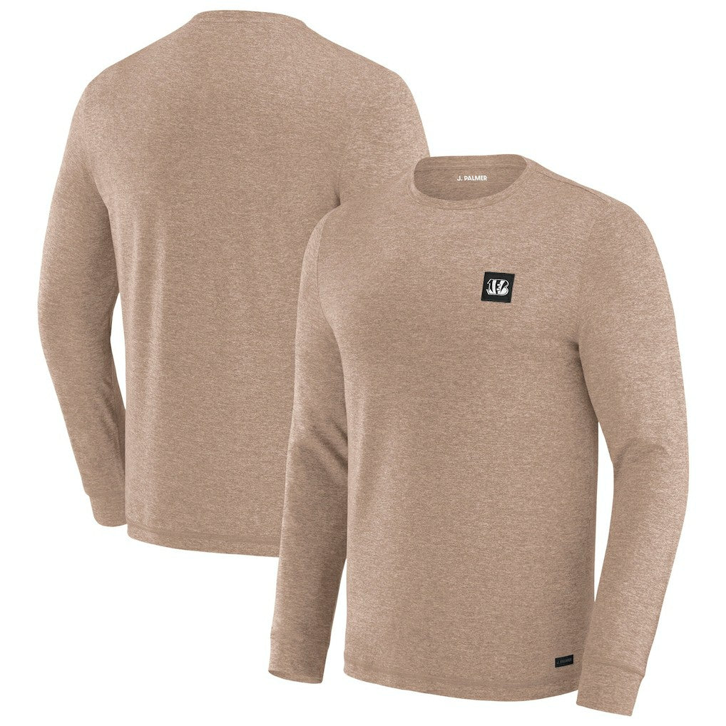 Cincinnati Bengals J. Palmer Four Down Long Sleeve T-Shirt - Tan - NFL