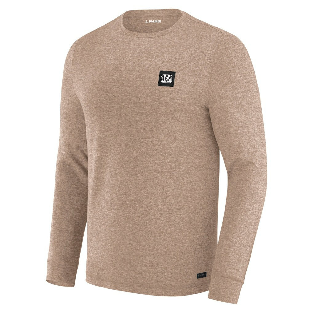 Cincinnati Bengals J. Palmer Four Down Long Sleeve T-Shirt - Tan - NFL