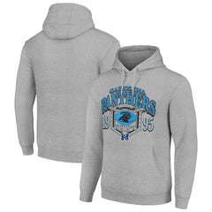 Carolina Panthers Starter 80s Retro Pullover Hoodie - Heather Gray - NFL