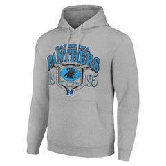 Carolina Panthers Starter 80s Retro Pullover Hoodie - Heather Gray - NFL