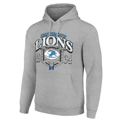 Detroit Lions Starter 80s Retro Pullover Hoodie - Heather Gray - NFL