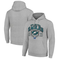 Philadelphia Eagles Starter 80s Retro Pullover Hoodie - Heather Gray - NFL