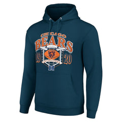 Chicago Bears Starter 80s Retro Pullover Hoodie - Navy - NFL