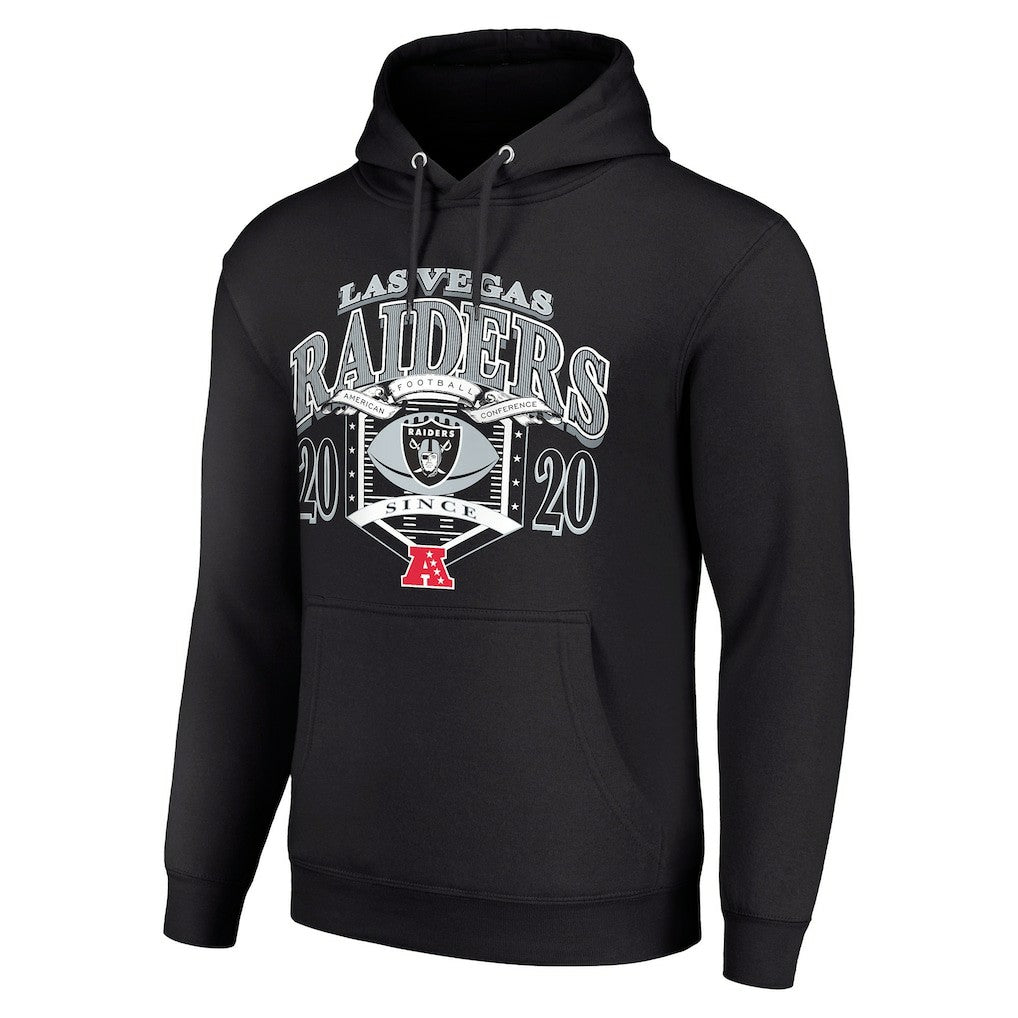 Las Vegas Raiders Starter 80s Retro Pullover Hoodie - Black - NFL