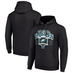 Philadelphia Eagles Starter 80s Retro Pullover Hoodie - Black - NFL