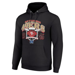 San Francisco 49ers Starter 80s Retro Pullover Hoodie - Black - NFL