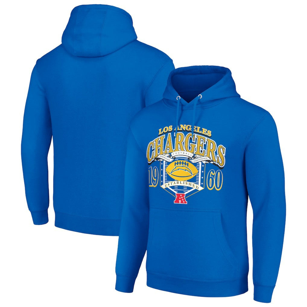 Los Angeles Chargers Starter 80s Retro Pullover Hoodie - Royal - NFL