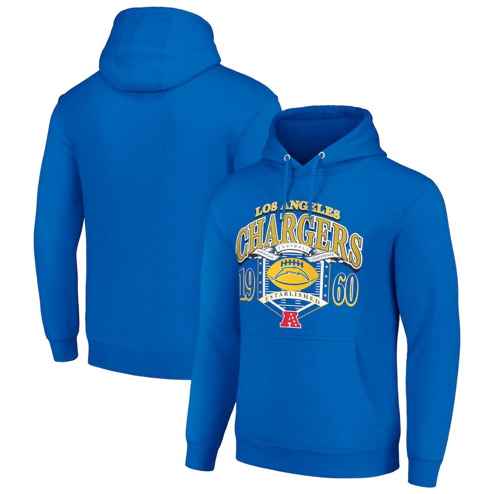 Los Angeles Chargers Starter 80s Retro Pullover Hoodie - Royal - NFL