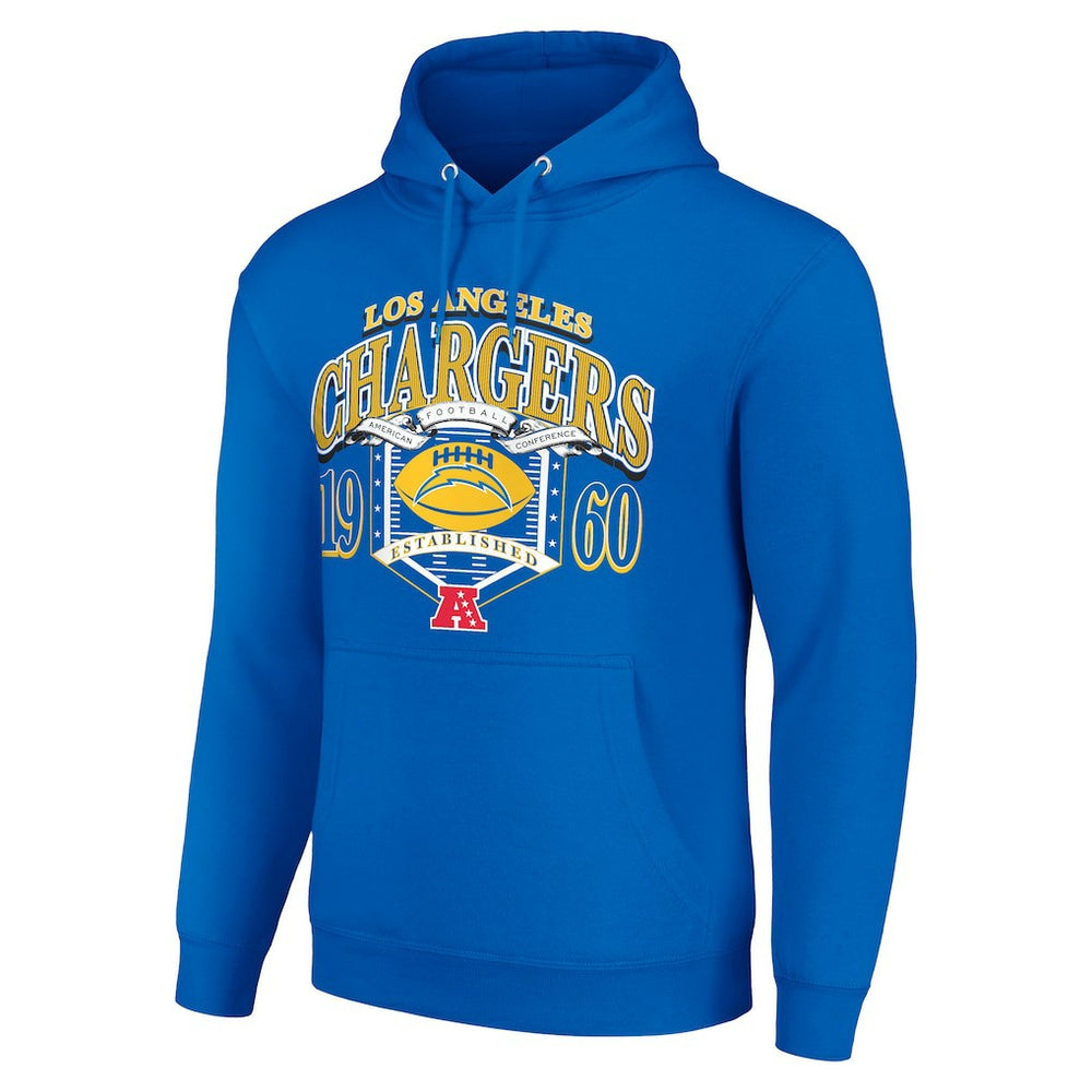 Los Angeles Chargers Starter 80s Retro Pullover Hoodie - Royal - NFL