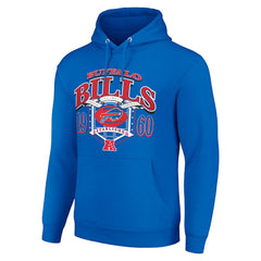 Buffalo Bills Starter 80s Retro Pullover Hoodie - Royal - NFL