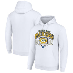 Green Bay Packers Starter 80s Retro Pullover Hoodie - White - NFL