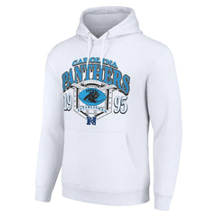 Carolina Panthers Starter 80s Retro Pullover Hoodie - White - NFL