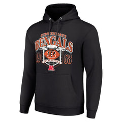 Cincinnati Bengals Starter 80s Retro Pullover Hoodie - Black - NFL