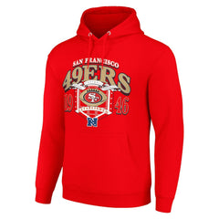 San Francisco 49ers Starter 80s Retro Pullover Hoodie - Scarlet - NFL
