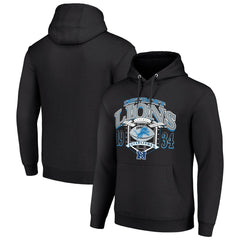 Detroit Lions Starter 80s Retro Pullover Hoodie - Black - NFL