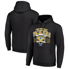 Green Bay Packers Starter 80s Retro Pullover Hoodie - Black - NFL