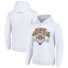 San Francisco 49ers Starter 80s Retro Pullover Hoodie - White - NFL
