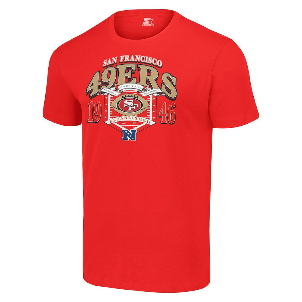 San Francisco 49ers Starter ‘80s Inspired T-Shirt - Scarlet - NFL
