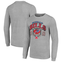 Buffalo Bills Starter Retro Long Sleeve Graphic T-Shirt - Heather Gray - NFL