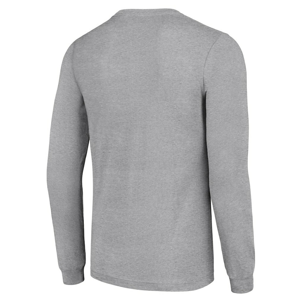 Buffalo Bills Starter Retro Long Sleeve Graphic T-Shirt - Heather Gray - NFL
