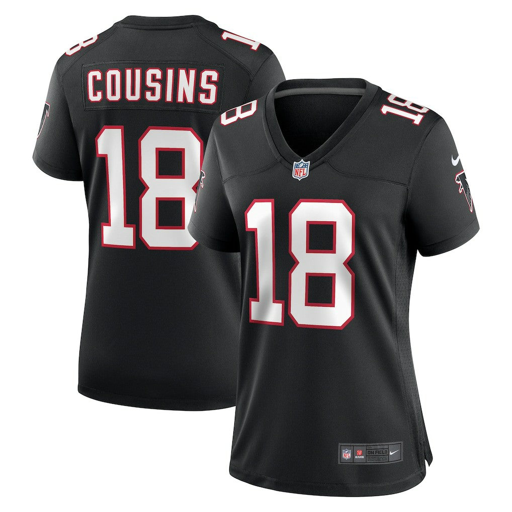 Kirk Cousins Atlanta Falcons Women's Alternate Game Jersey - Black - Nike