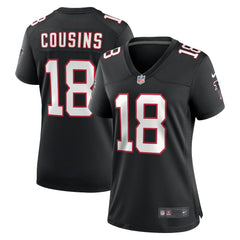 Kirk Cousins Atlanta Falcons Women's Alternate Game Jersey - Black - Nike