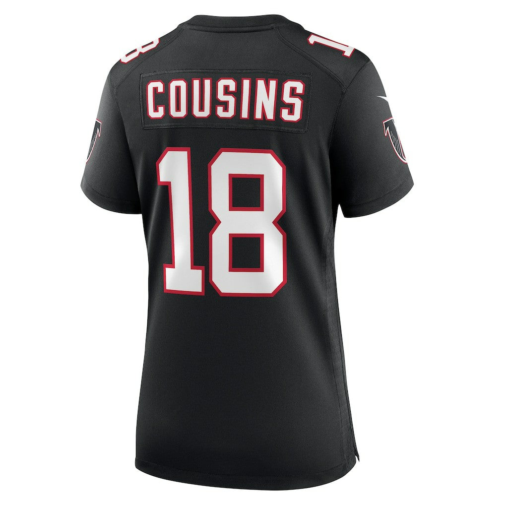 Kirk Cousins Atlanta Falcons Women's Alternate Game Jersey - Black - Nike