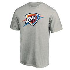 Oklahoma City Thunder Primary Logo T-Shirt Heather Gray