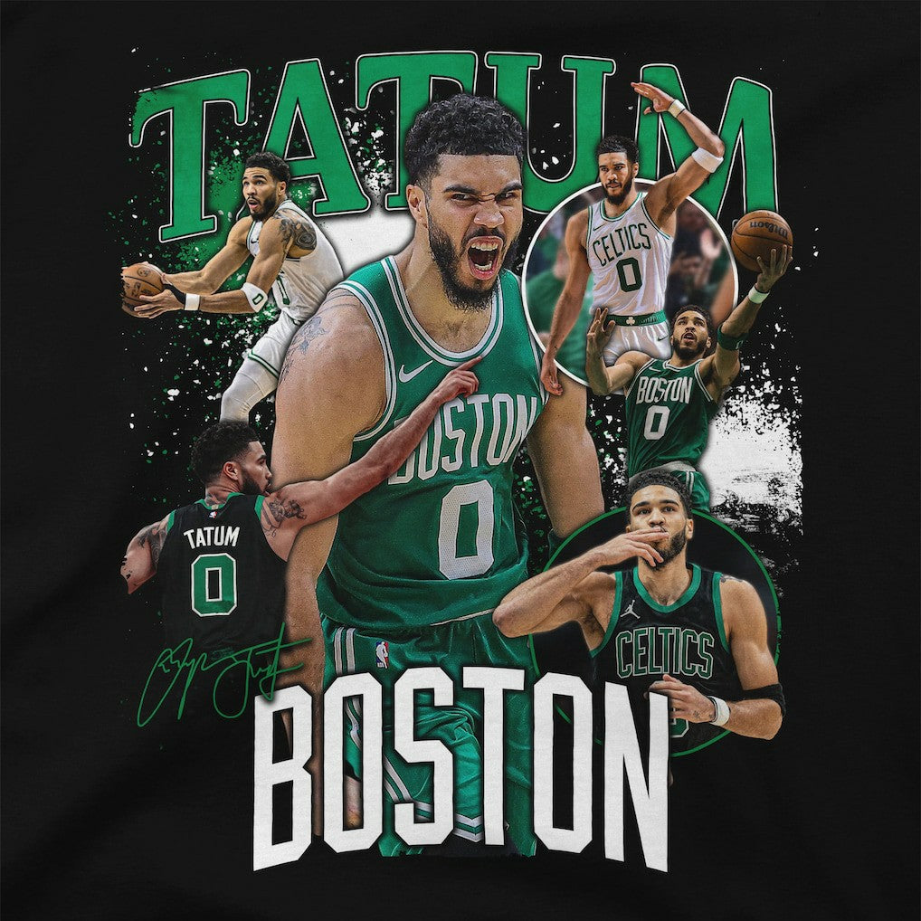 Jayson Tatum Boston Celtics Stadium Essentials Unisex Player Crossroads T-Shirt Black