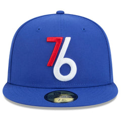 New Era Philadelphia 76ers 2024/25 City Edition Alternate 59FIFTY Fitted Hat Royal