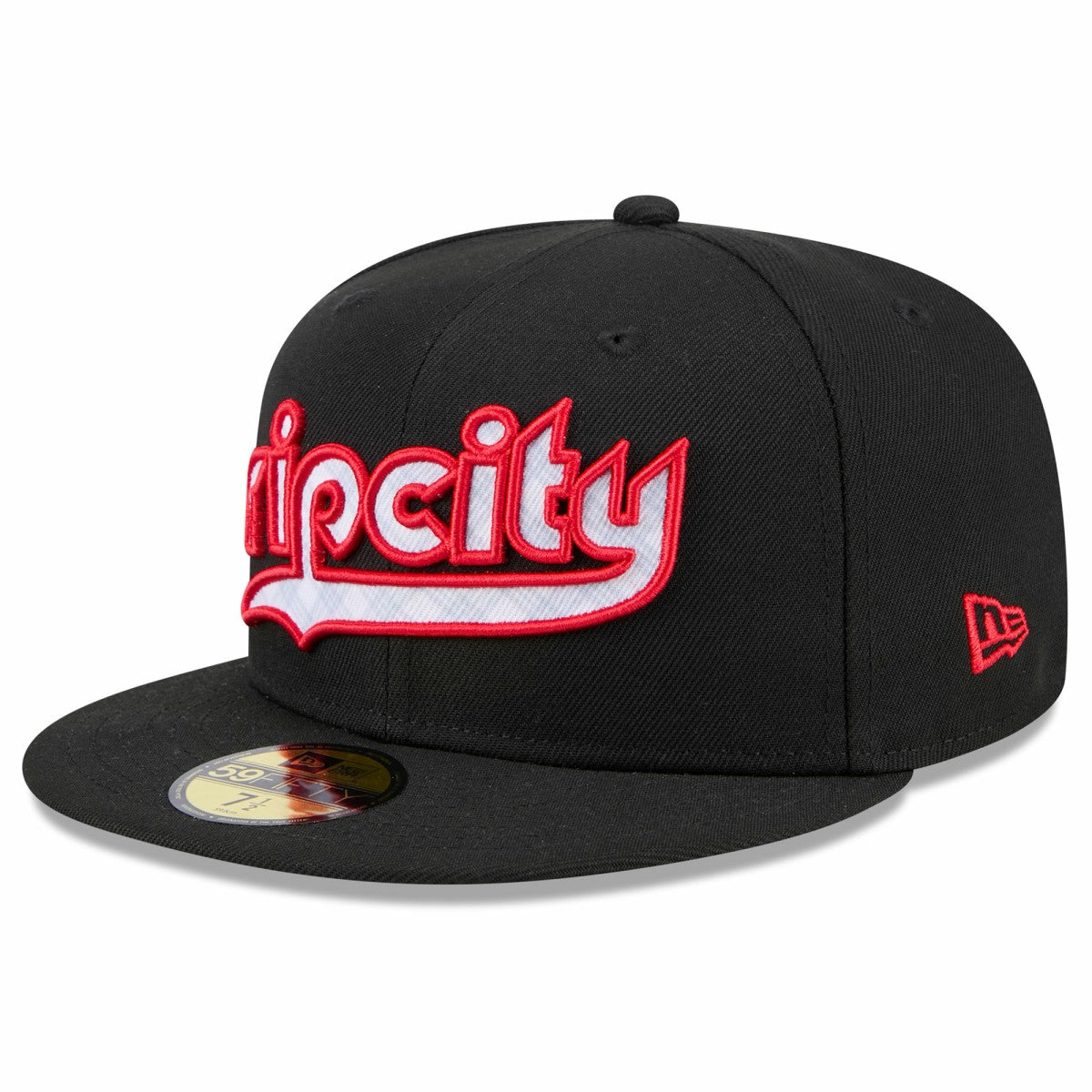 New Era Portland Trail Blazers 2024/25 City Edition 59FIFTY Fitted Hat Black