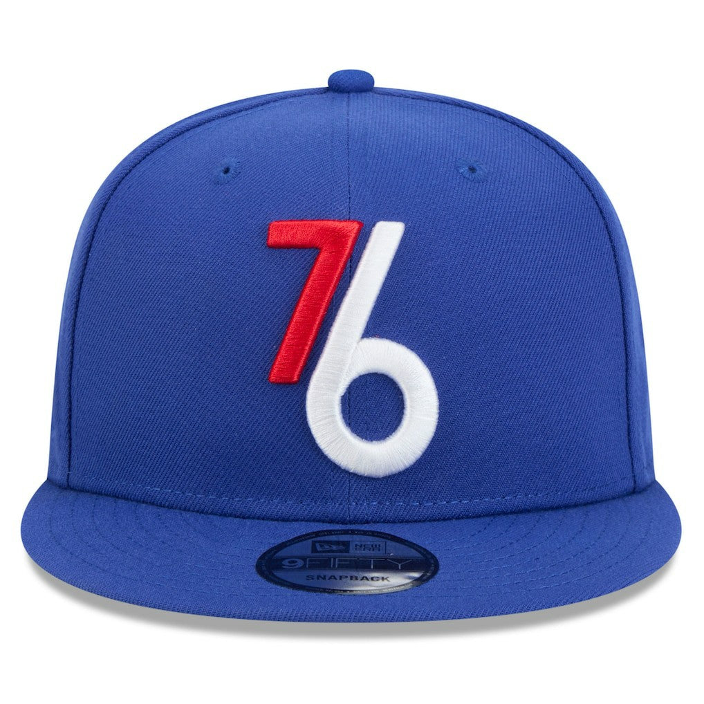 New Era Philadelphia 76ers 2024/25 City Edition Alternate 9FIFTY Snapback Hat Royal