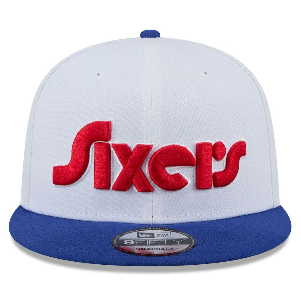 New Era Philadelphia 76ers 2024/25 City Edition 9FIFTY Snapback Hat White