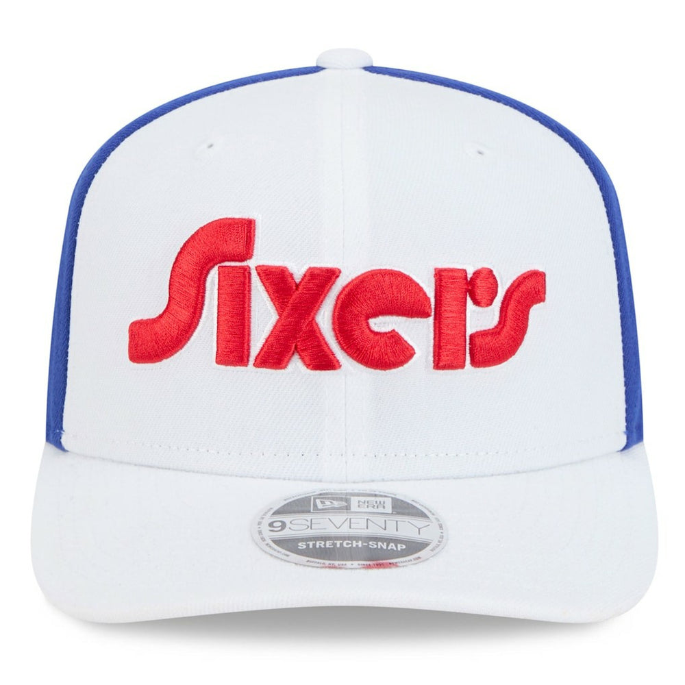 New Era Philadelphia 76ers 2024/25 City Edition 9SEVENTY Stretch-Snap Hat White