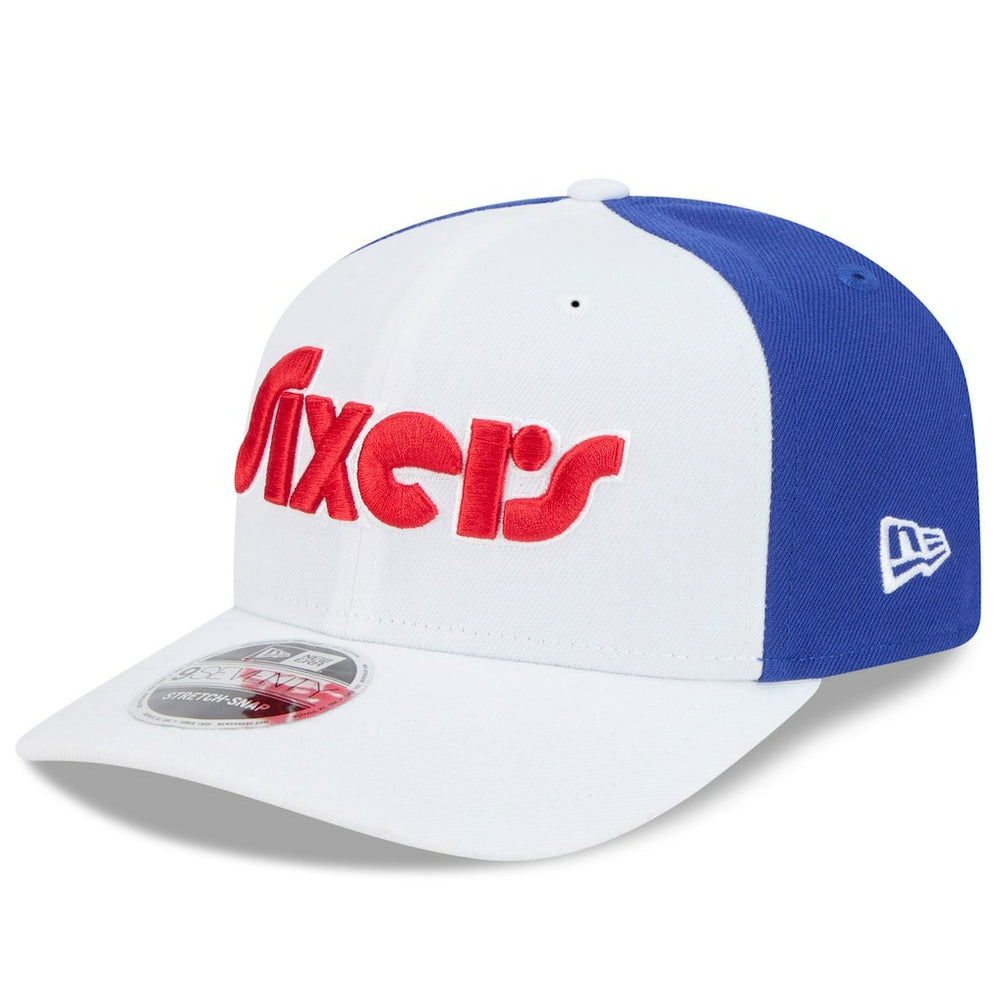 New Era Philadelphia 76ers 2024/25 City Edition 9SEVENTY Stretch-Snap Hat White