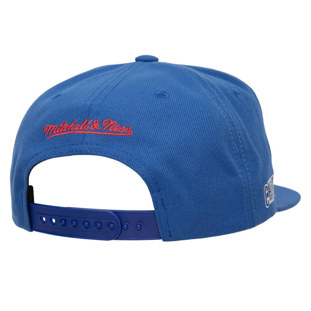 Chicago Cubs Mitchell & Ness Full Frontal Snapback Hat Online