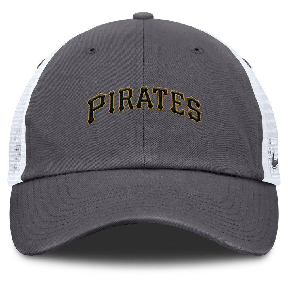 Pittsburgh Pirates Nike Wordmark Club Adjustable Trucker Hat Near Me