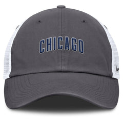 Chicago Cubs Nike Wordmark Club Adjustable Trucker Hat Discount