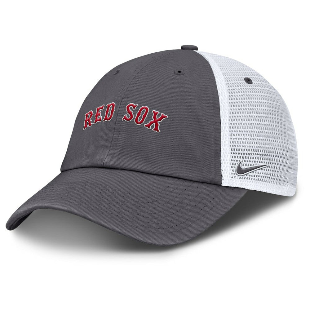 Boston Red Sox Nike Wordmark Club Adjustable Trucker Hat Outlet