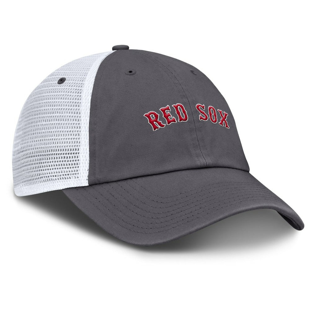 Boston Red Sox Nike Wordmark Club Adjustable Trucker Hat Outlet