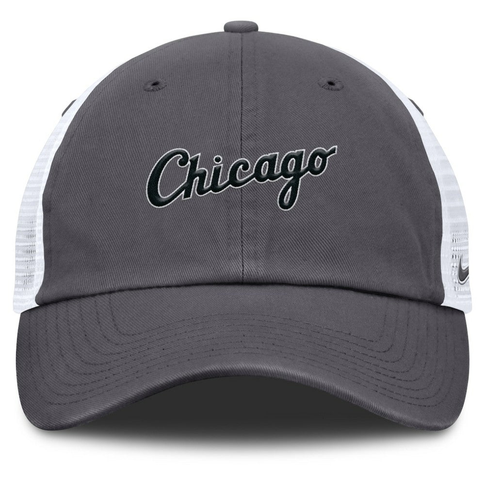Chicago White Sox Nike Wordmark Club Adjustable Trucker Hat for sale