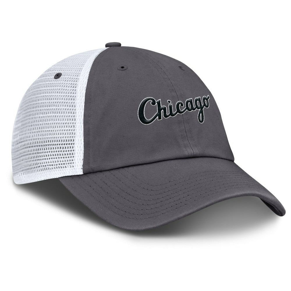 Chicago White Sox Nike Wordmark Club Adjustable Trucker Hat for sale