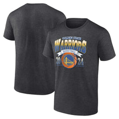 Golden State Warriors Fast Break Finisher T-Shirt Charcoal