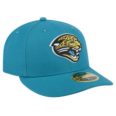 Jacksonville Jaguars New Era Throwback Logo Omaha Low Profile 59FIFTY Fitted Hat - Teal - NFL