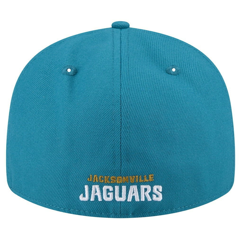 Jacksonville Jaguars New Era Throwback Logo Omaha Low Profile 59FIFTY Fitted Hat - Teal - NFL