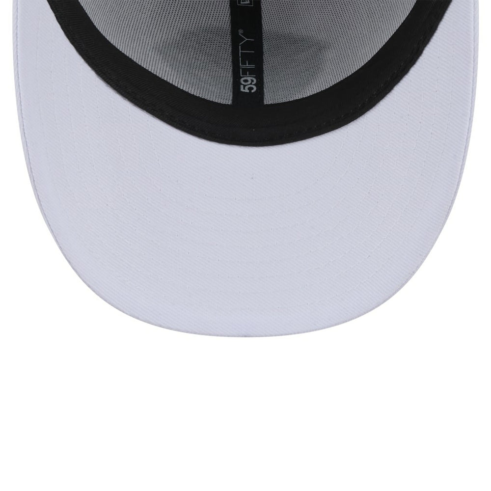 Jacksonville Jaguars New Era Throwback Logo Omaha Low Profile 59FIFTY Fitted Hat - White - NFL