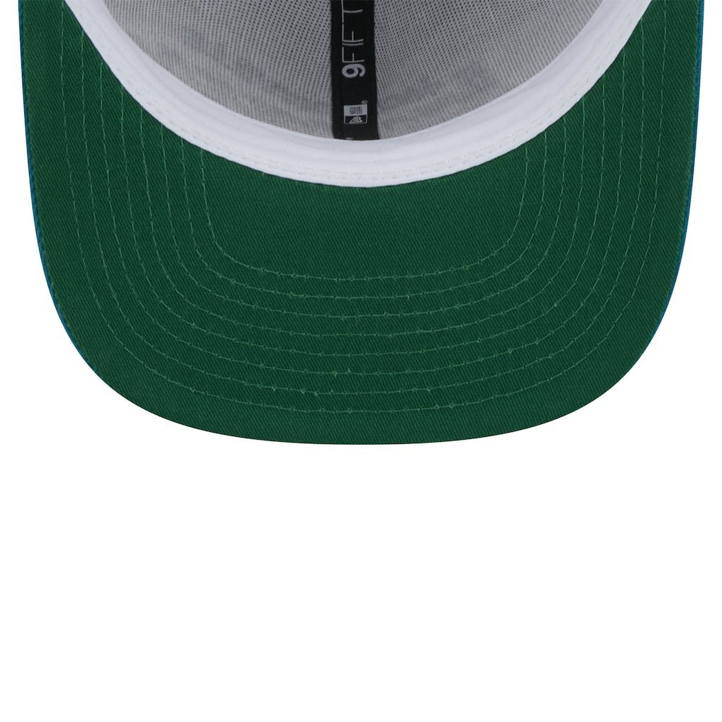 Jacksonville Jaguars New Era Throwback Sparky Original Fit 9FIFTY Snapback Hat - White/Teal - NFL