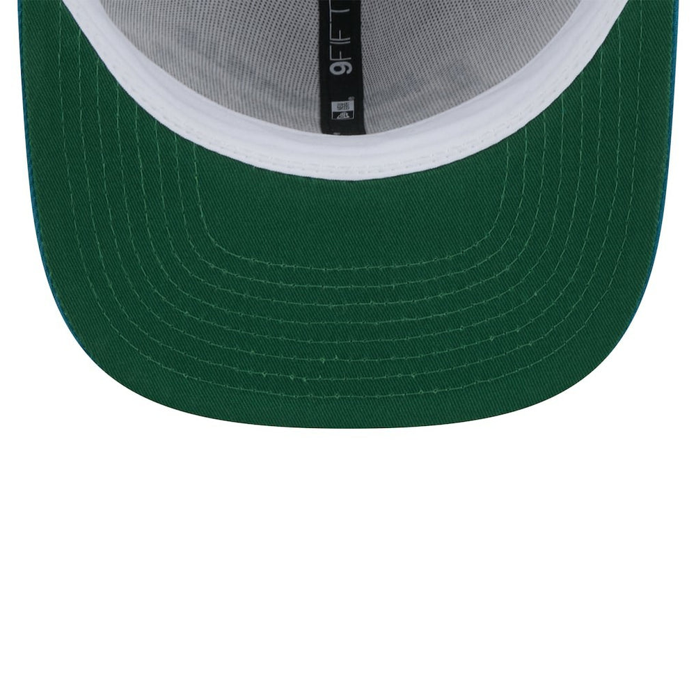 Jacksonville Jaguars New Era Throwback Sparky Original Fit 9FIFTY Snapback Hat - White/Teal - NFL