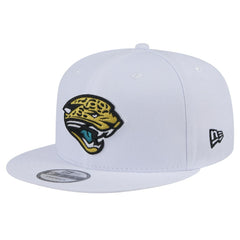Jacksonville Jaguars New Era Throwback Logo Standard 9FIFTY Snapback Hat - White - NFL